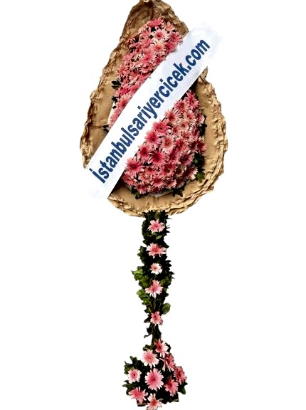 KLASİK TEKLİ PEMBE GERBERA ÇELENGİ
